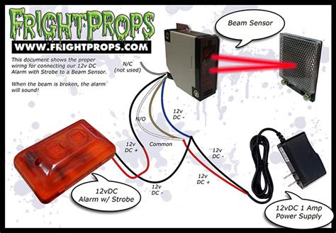 fright props beam sensor